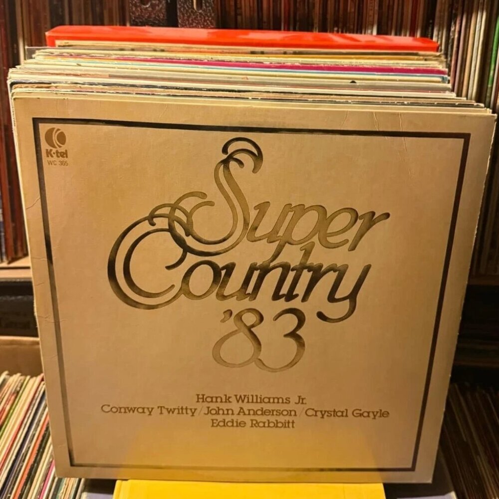 Hank Williams Jr, T.G. Sheppard – Super Country '83 Vintage 33rpm VG+ AB73